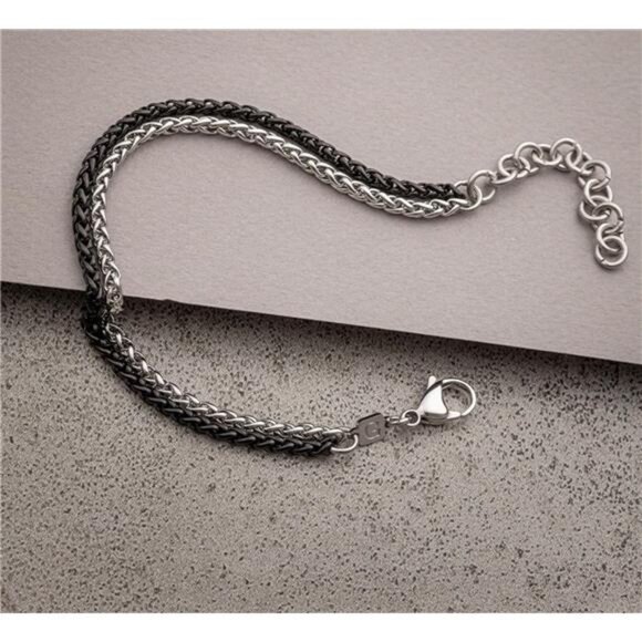 Galis Mens Bracelet - Stainless Steel for Men, Non Tarnish Rope Chain - Picture 7 of 10